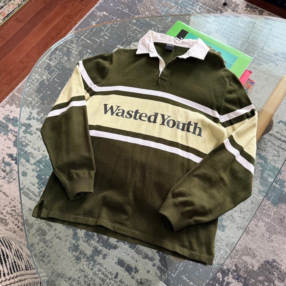 Wasted Youth Verdy Girls Don't Cry Long Sleeve Polo Shirt